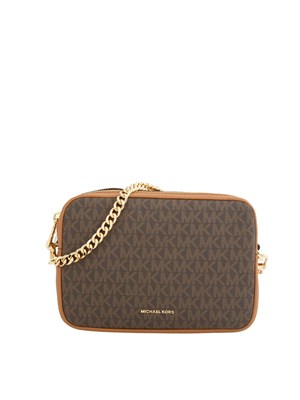 Borsa Bryant di Michael Michael Kors in pelle marrone logo in DONNA