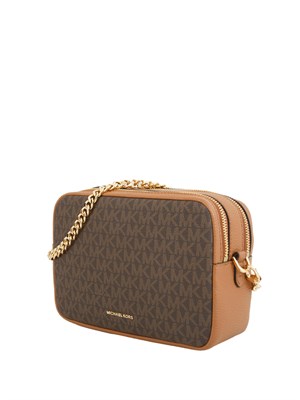 Borsa Bryant di Michael Michael Kors in pelle marrone logo in DONNA