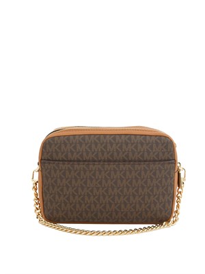 Borsa Bryant di Michael Michael Kors in pelle marrone logo in DONNA