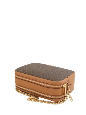 Borsa Bryant di Michael Michael Kors in pelle marrone logo in DONNA