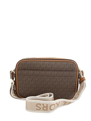 Borsa Maeve di Michael Michael Kors in pelle saffiano marrone logo in DONNA