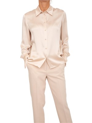 Camicia Blugirl in raso rosa in DONNA