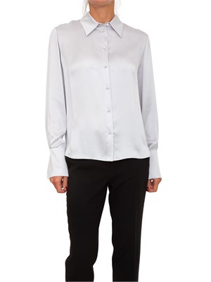 Camicia Blugirl in raso grigio in DONNA