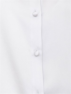 Camicia Blugirl in raso grigio in DONNA