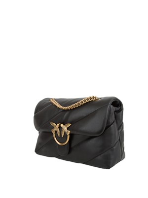 Borsa Pinko Classic Love Bag Puff Maxi Quilt nero in DONNA