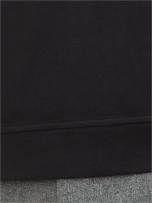 T-shirt girocollo Paolo Pecora in cotone nero in UOMO