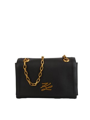 Borsa Karl Lagerfeld in pelle nera in DONNA