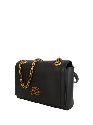 Borsa Karl Lagerfeld in pelle nera in DONNA