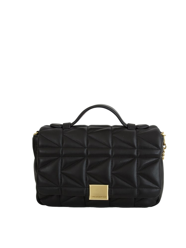 Borsa K/Kuilt Karl Lagerfeld in pelle nera