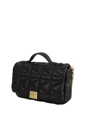 Borsa K/Kuilt Karl Lagerfeld in pelle nera in DONNA
