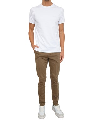 Pantaloni Siviglia uomo in cotone flanellato cammello in UOMO