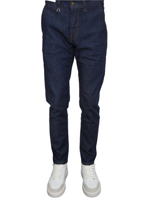 Jeans Siciglia uomo in denim di cotone blu in UOMO