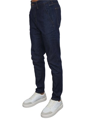 Jeans Siciglia uomo in denim di cotone blu in UOMO