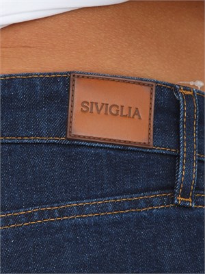 Jeans Siviglia uomo slim fit in denim blu in UOMO