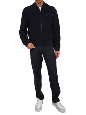 Giubbino bomber Etro uomo misto lana double blu in UOMO