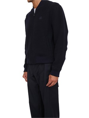 Giubbino bomber Etro uomo misto lana double blu in UOMO