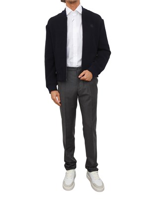 Camicia Etro uomo in cotone bianco con logo in UOMO