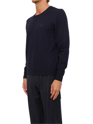 Maglia girocollo Etro uomo realizzata in cotone blu in UOMO