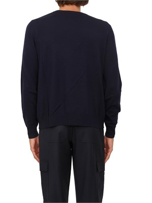 Maglia girocollo Etro uomo realizzata in cotone blu in UOMO