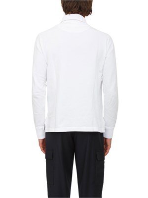 Polo a maniche lunghe Etro uomo in cotone bianco in UOMO