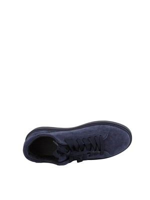 Sneakers Etro uomo in camoscio blu con lacci in UOMO