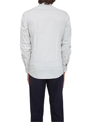 Camicia Liu Jo uomo in cotone stretch con micro fantasia geometrica. in UOMO