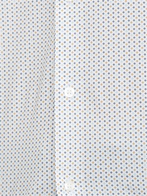 Camicia Liu Jo uomo in cotone stretch con micro fantasia geometrica. in UOMO