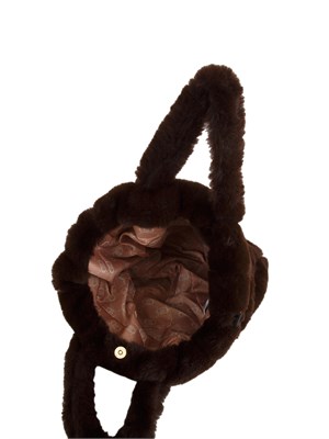 Shopping media Liu Jo donna in teddy marrone con logo in DONNA