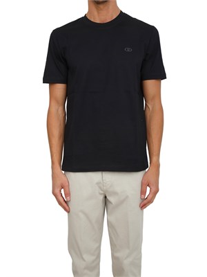 T-shirt Liu Jo uomo in cotone nero in UOMO