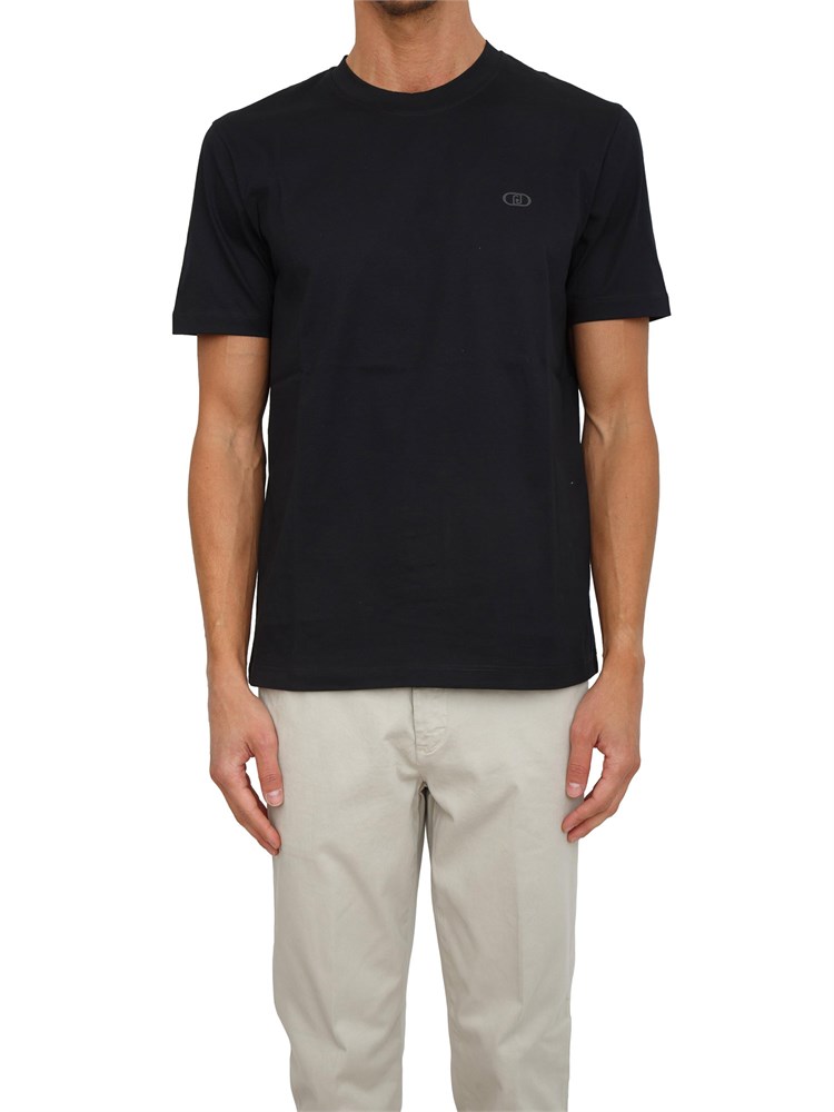 T-shirt Liu Jo uomo in cotone nero