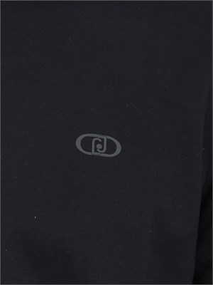 T-shirt Liu Jo uomo in cotone nero in UOMO