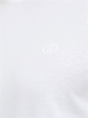 T-shirt Liu Jo uomo in cotone bianco in UOMO