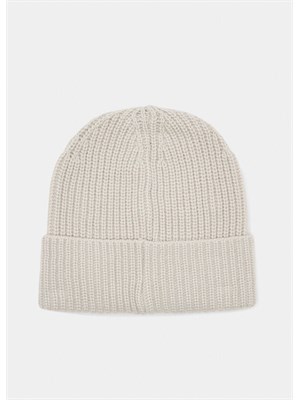 Berretto beanie Liu Jo grigio con strass e perle in DONNA