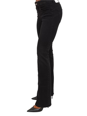 Jeans bottom up Liu Jo donna in denim nero in DONNA