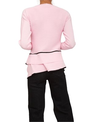 Maglia girocollo Liu Jo donna in misto viscosa rosa in DONNA
