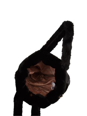 Shopping media Liu Jo donna in teddy nero con logo in DONNA