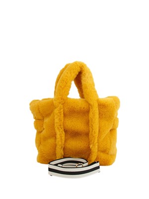 Shopping media Liu Jo donna in teddy giallo con logo in DONNA