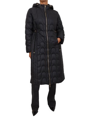 Giubbotto lungo Liu Jo donna in nylon imbottito nero in DONNA