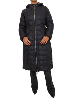 Giubbotto lungo Liu Jo donna in nylon imbottito nero in DONNA