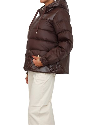 Giubbino Liu Jo donna in nylon imbottito marrone in DONNA