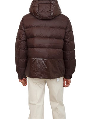 Giubbino Liu Jo donna in nylon imbottito marrone in DONNA