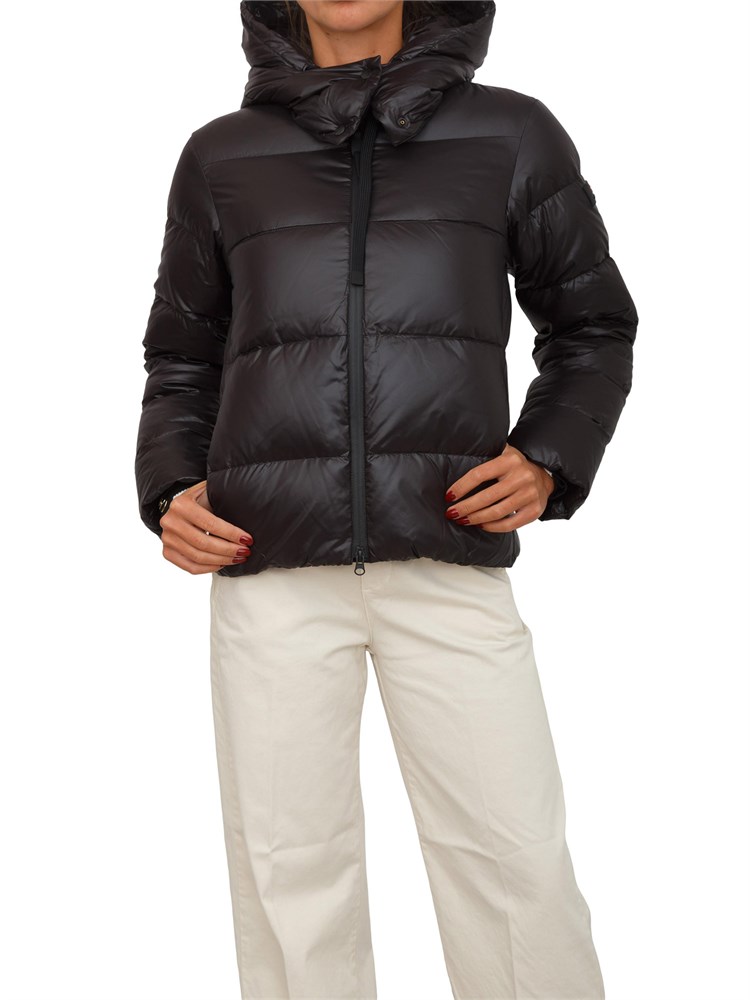 Piumino Peuterey donna in nylon idrorepellente nero