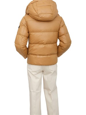 Piumino Peuterey donna in nylon idrorepellente beige in DONNA