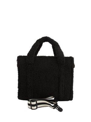 Shopping media Liu Jo donna in teddy nero con logo in DONNA