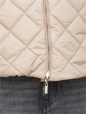 Giubbino giacca reversibile iBlues in tessuto antigoccia beige in DONNA