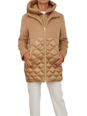 Giubbino Amore Emme Marella in panno e nylon cammello in DONNA