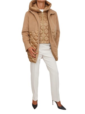 Giubbino Amore Emme Marella in panno e nylon cammello in DONNA