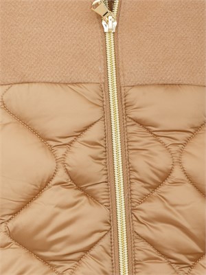 Giubbino Amore Emme Marella in panno e nylon cammello in DONNA
