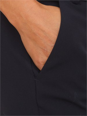 Pantalone Eresia Emme Marella in misto viscosa blu in DONNA