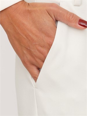 Pantalone Eresia Emme Marella in misto viscosa bianco in DONNA